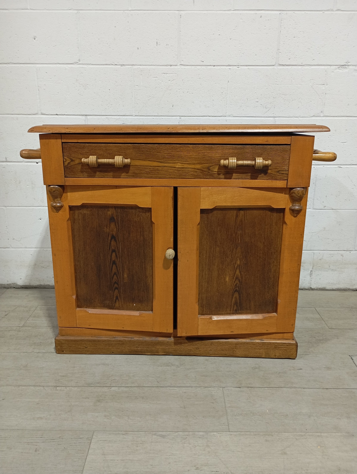 Vintage Solid Oak Cabinet