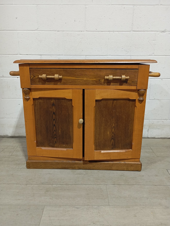 Vintage Solid Oak Cabinet