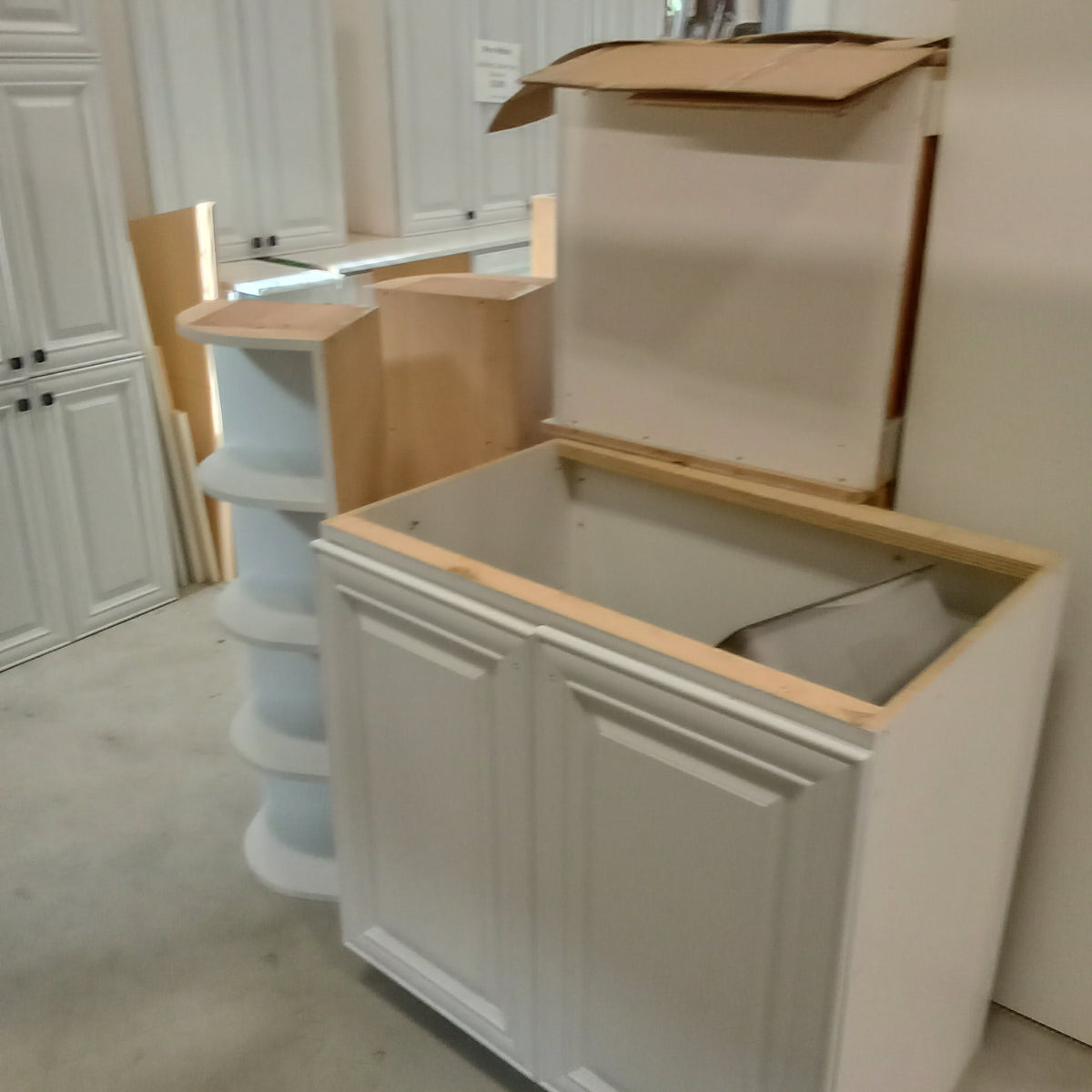 24 Piece Light Gray Kitchen Cabinet Set