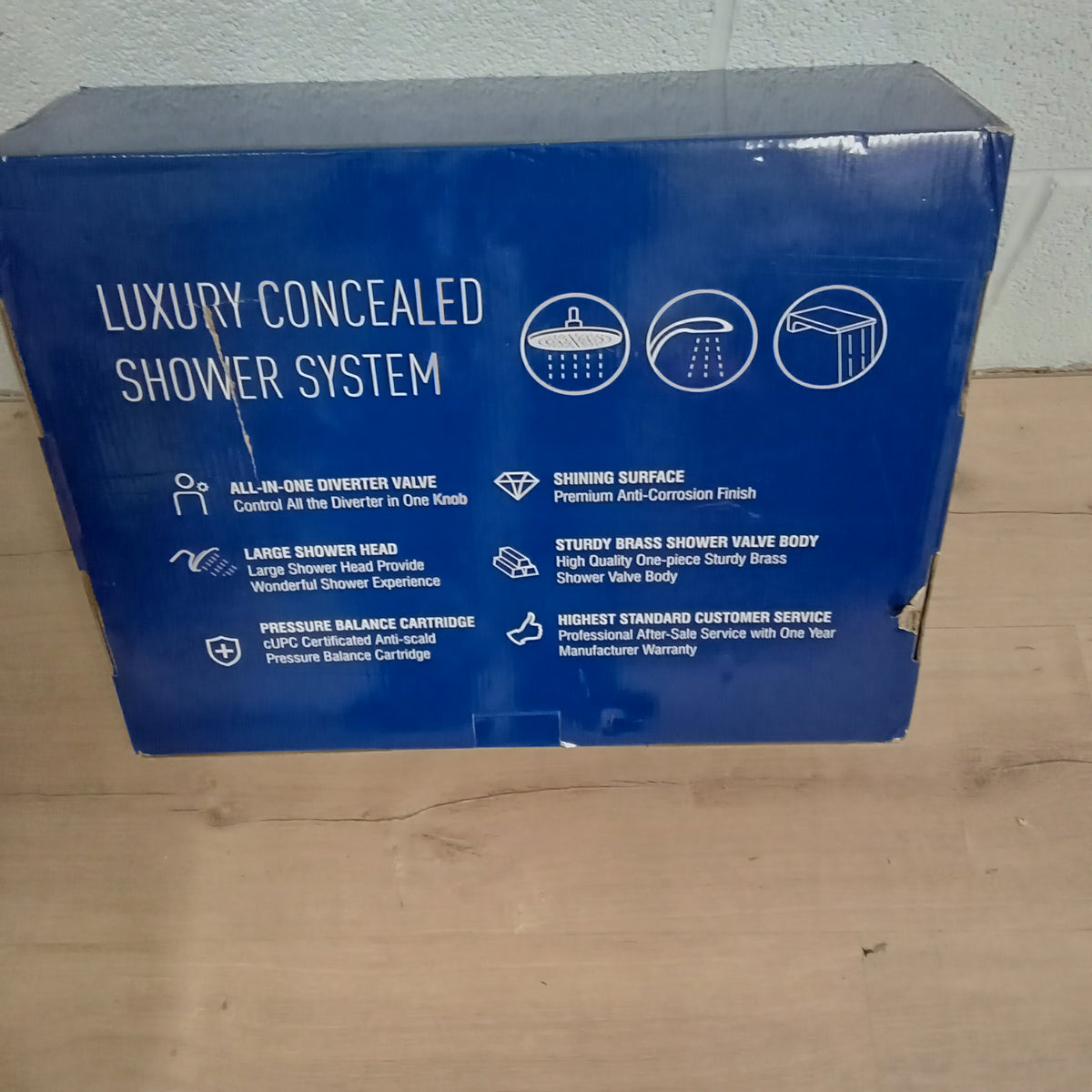 Concealed Shower System in Black