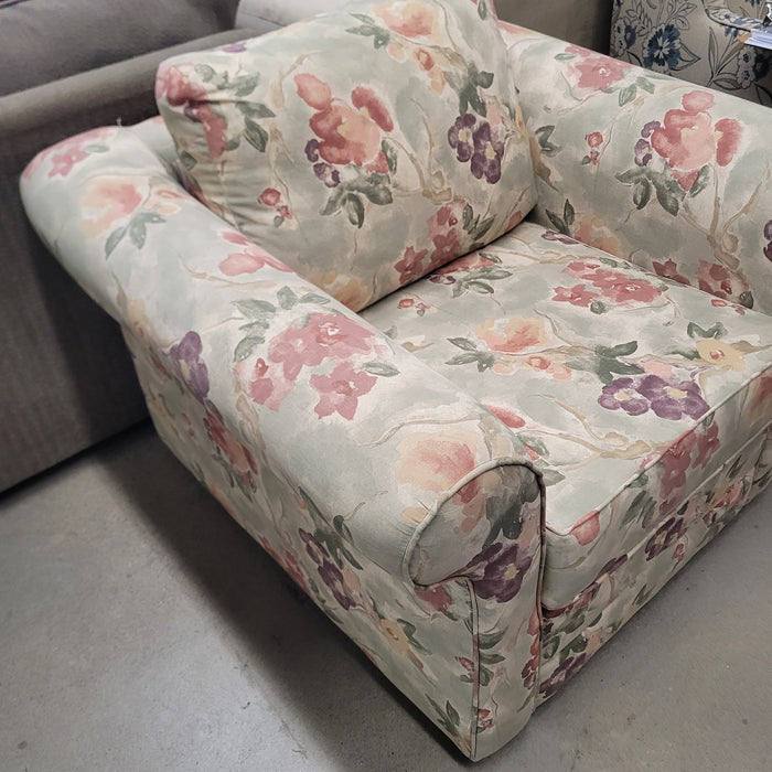 40"W Floral Armchair