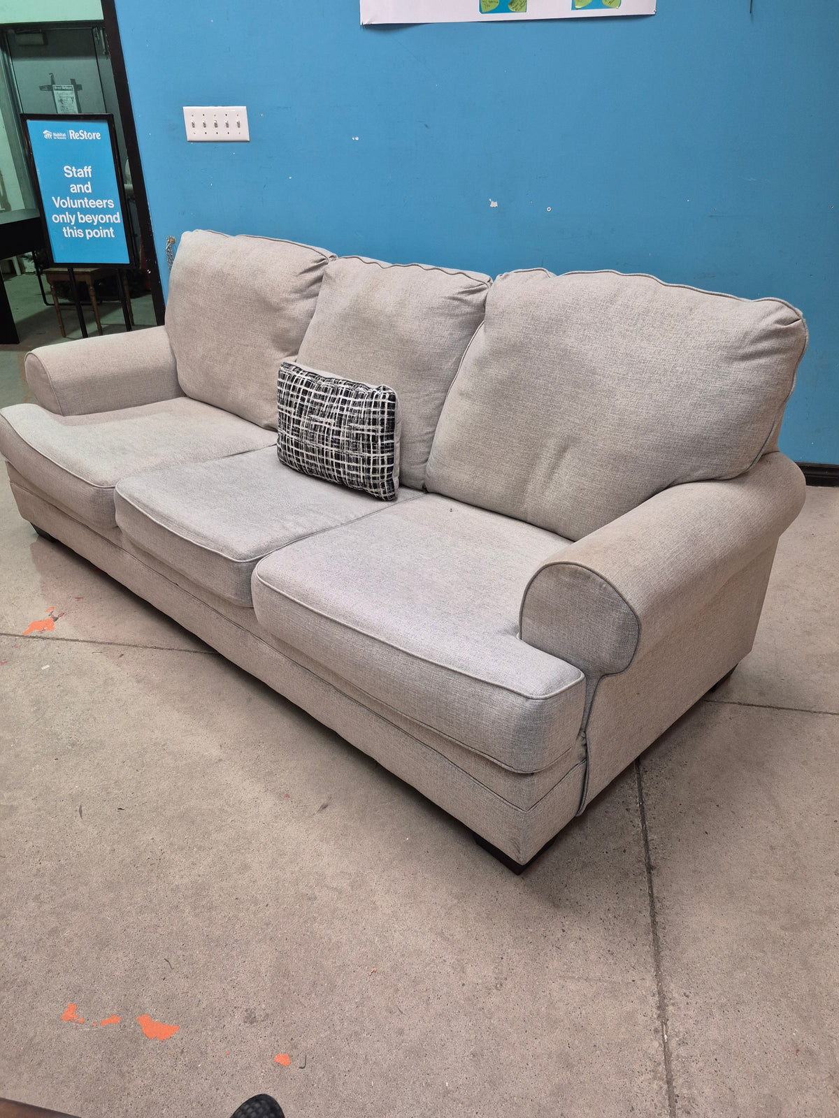 Grey Fabric Sofa