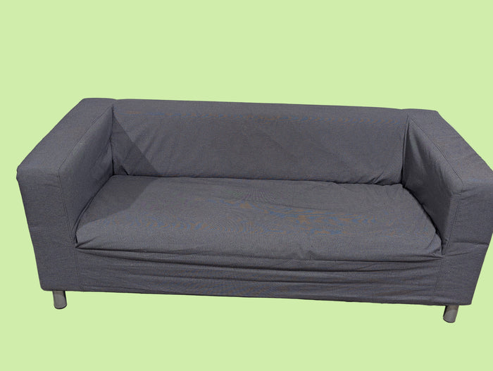 IKEA KLIPPAN Grey Fabric Sofa