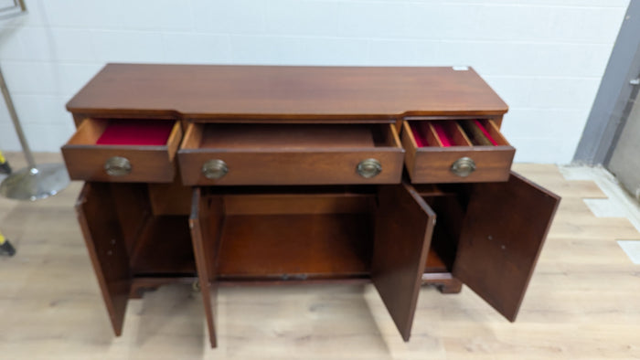 60"W Dark Chestnut Sideboard