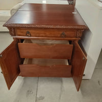 36.5"W Solid Wood Night Stand with Three Drawers