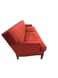 Orange Three Seater Sofa