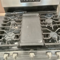 30"W Four Burner Gas Stove with Centre Griddle