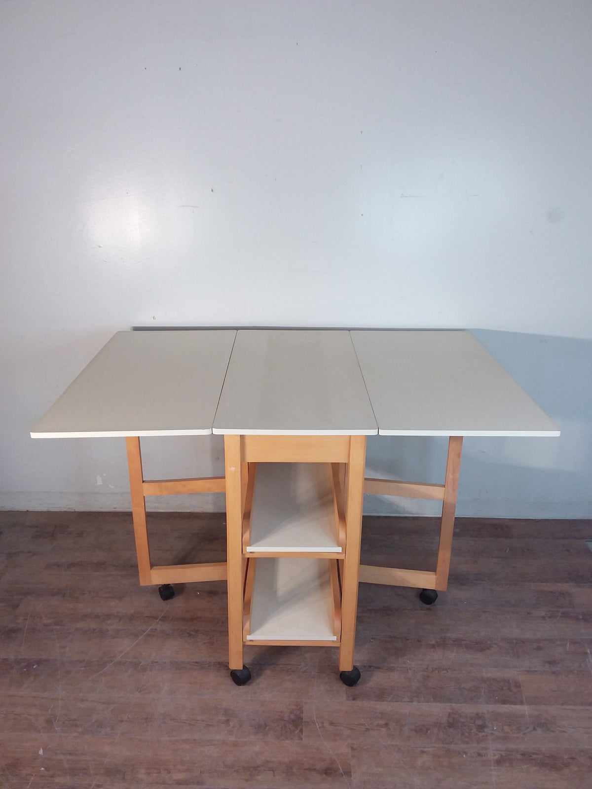 White Laminate Folding Work Table