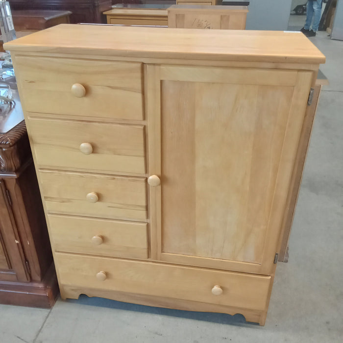 36.5"W Pine Armoire