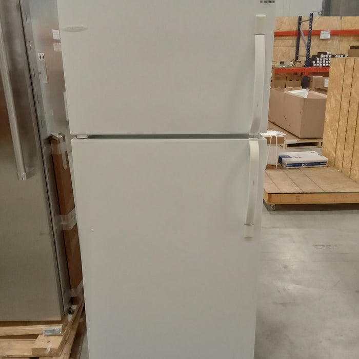 30"W White Fridge Freezer