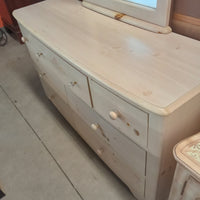 56"W 7-Drawer Dresser with Mirror