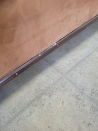 Brown Mushroom Suede Loveseat