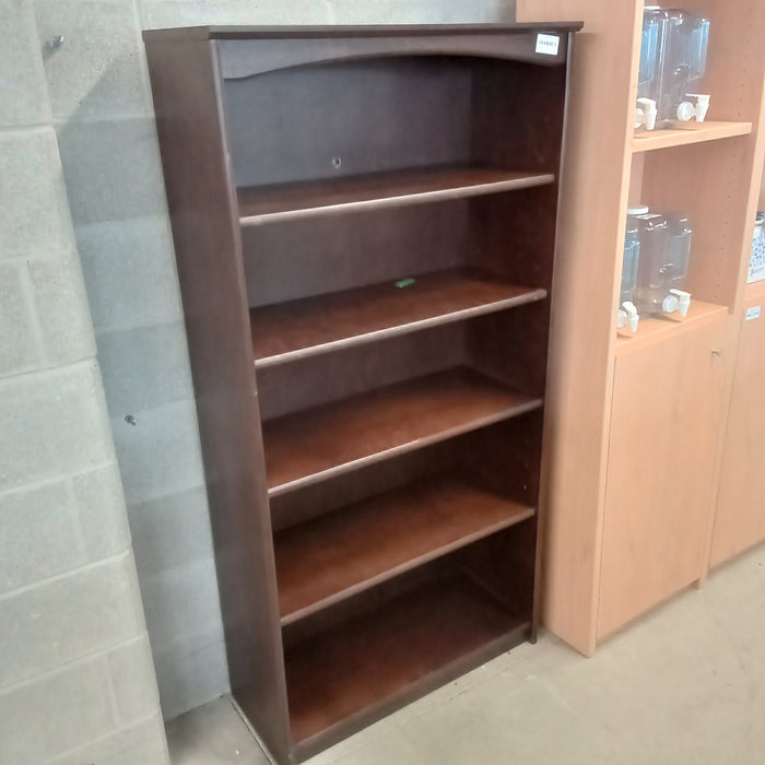 30.5"W Dark Brown Bookcase #AT6