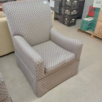 31"W Gray Arm Chair