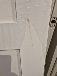 30" x 80" Primed 5-Panel Solid Wood Shaker Style Interior Slab Door MDF (Paint Grade)
