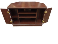 35.5"W Corner TV Stand