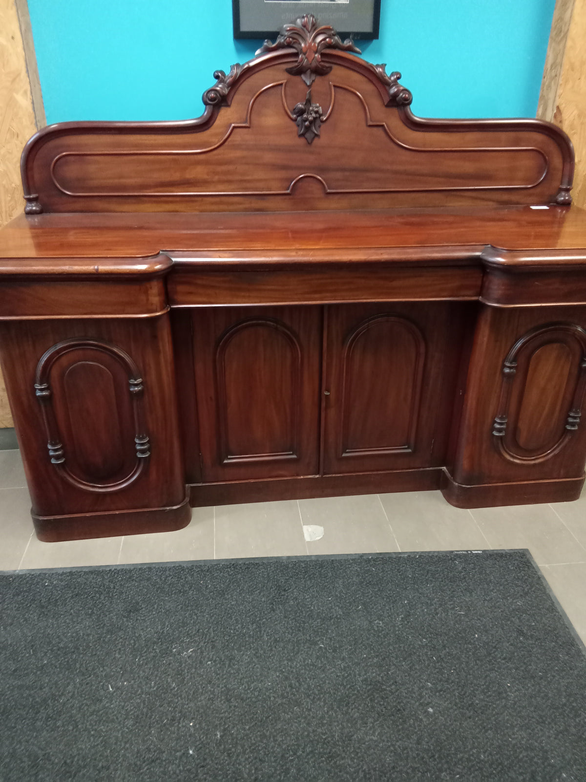 78"W Solid Wood Sideboard