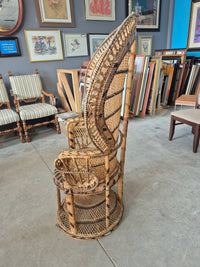 Vintage Wicker Peacock Chair