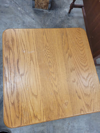 Solid Honey Oak Accent Table