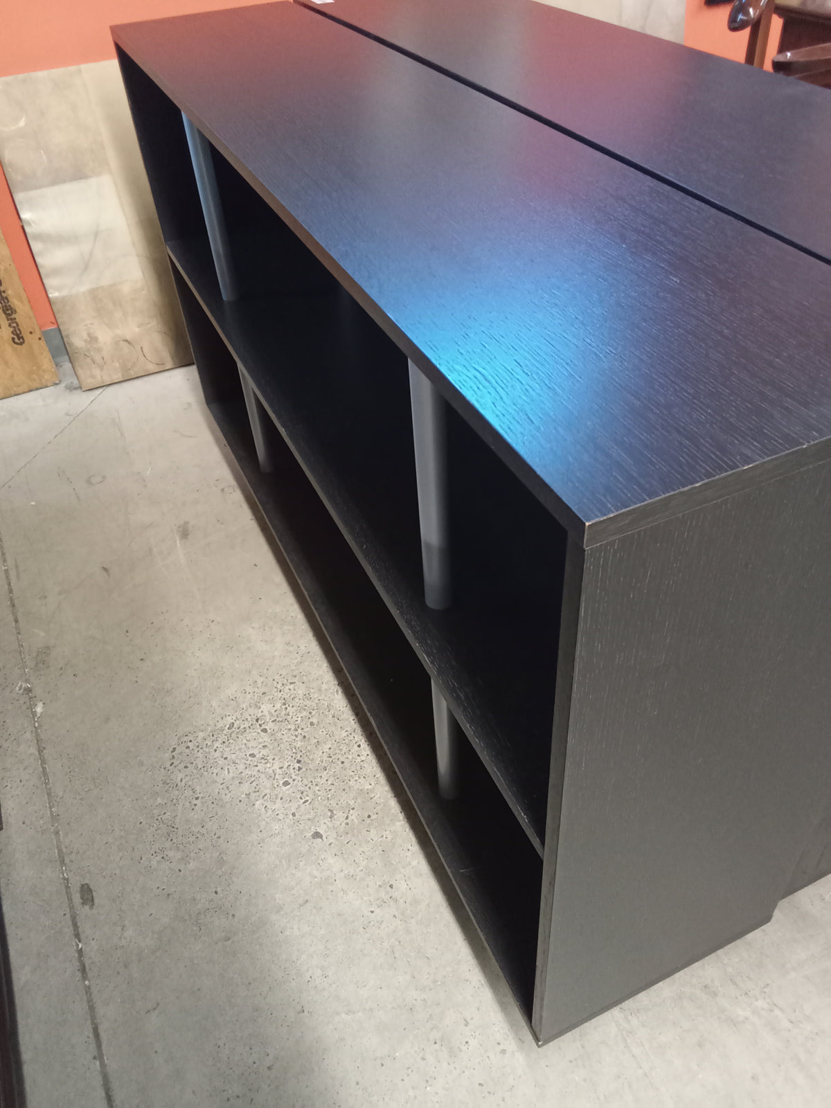 60"W Wooden Shelf Unit