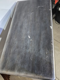 Rustic Metallic-Look 2-Door Cabinet