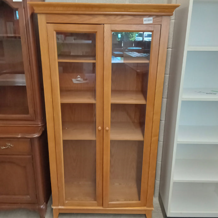 36"W Book Case with Glass Doors