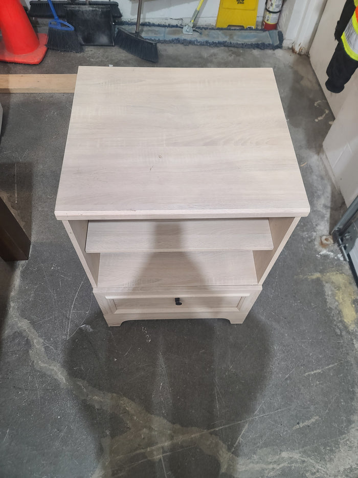 Light-Coloured Wooden Nightstand