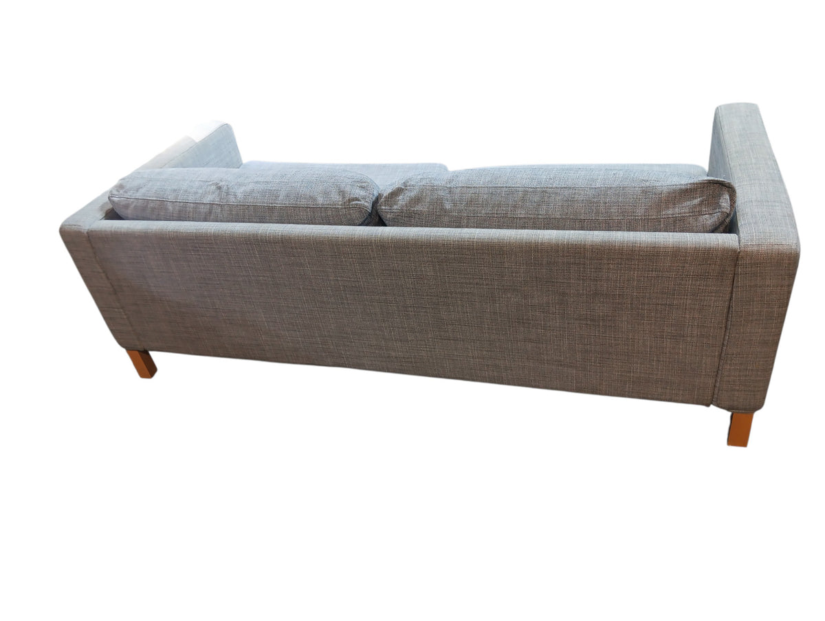 Light Blue Woven Fabric Sofa