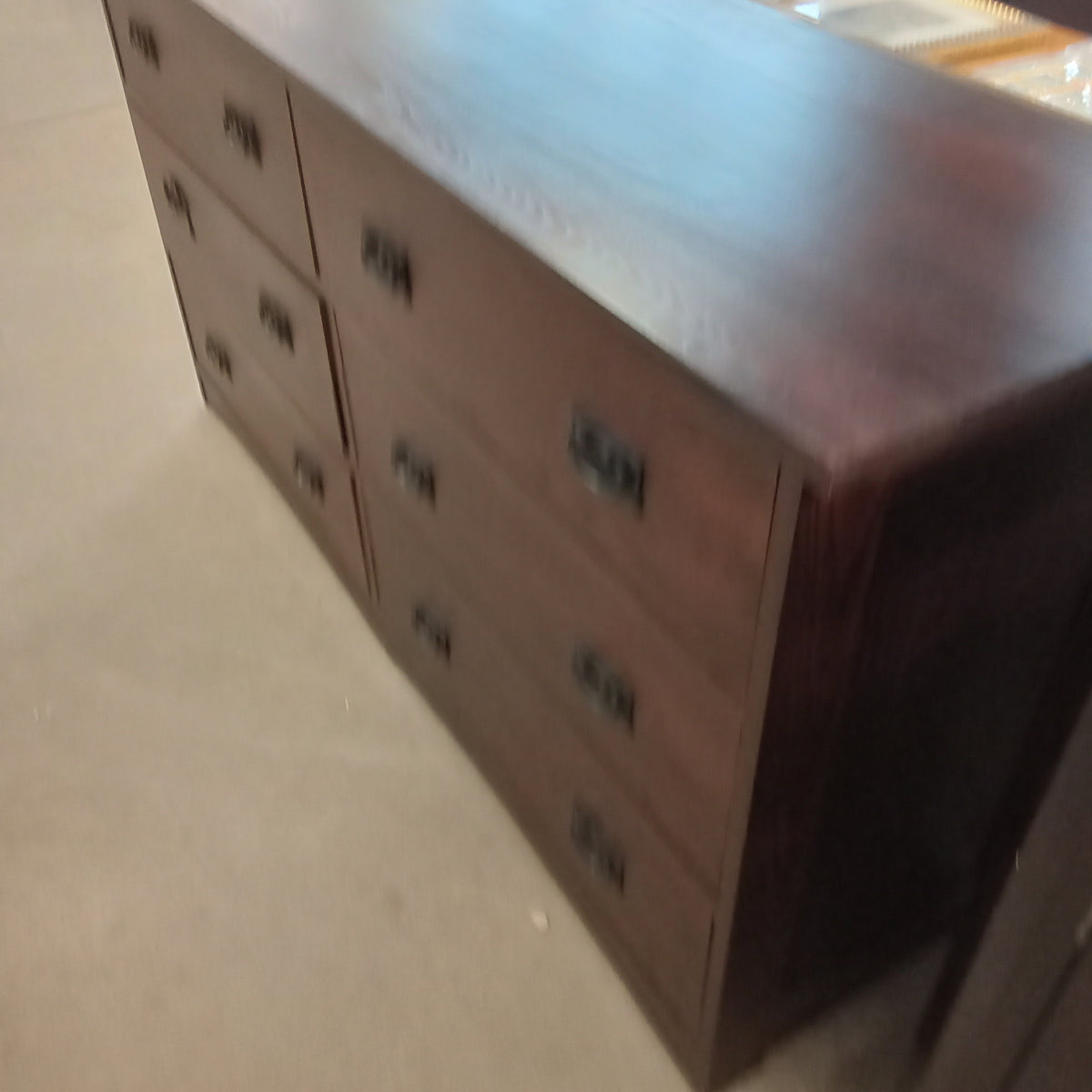 65"W Six Drawer Dresser