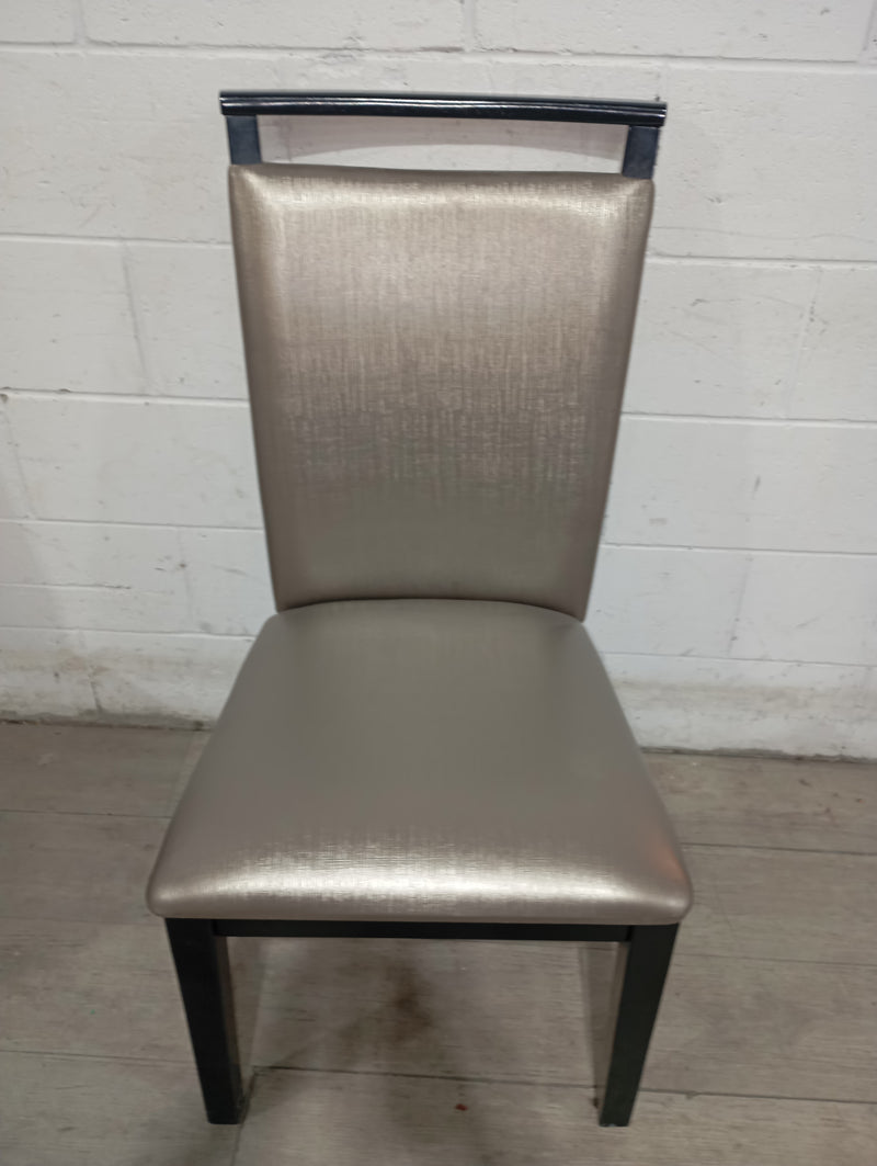 4-SET Of Roma Upholstered Chair in Grey