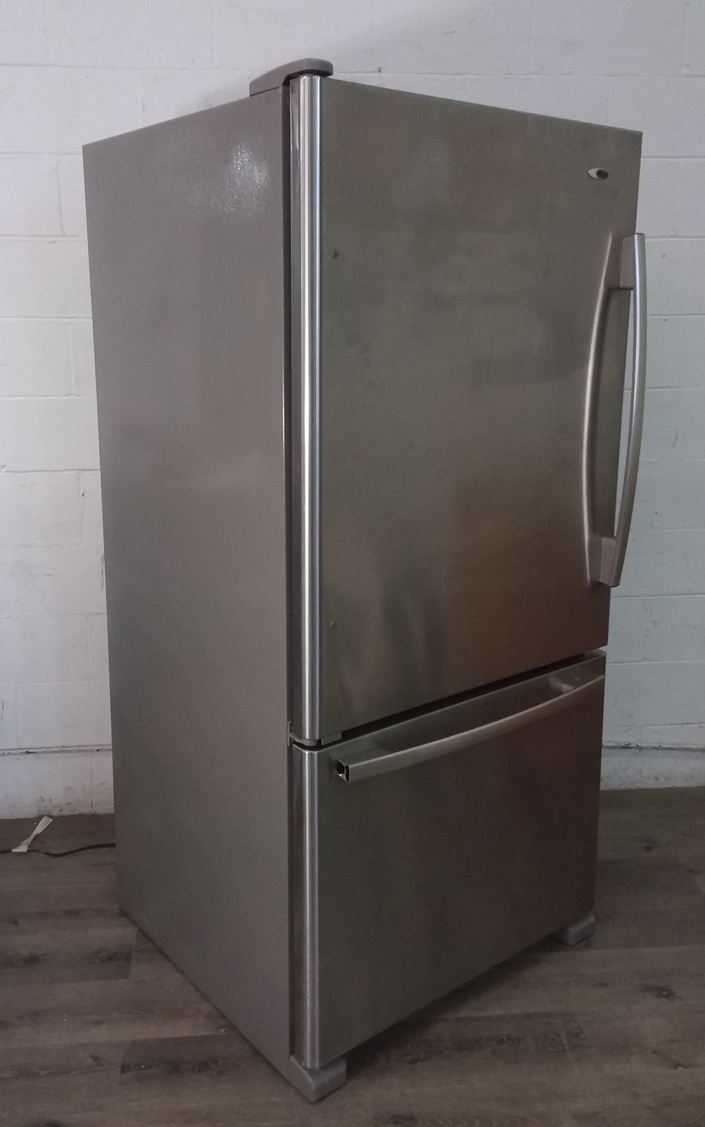 Stainless Steel Amana Bottom Freezer Refrigerator