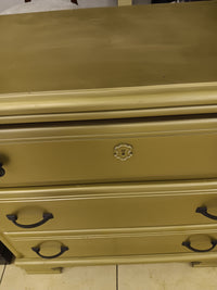 Gold Finish Dresser Bassett