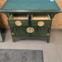 36"W Jade Green Cabinet