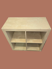 IKEA KALLAX 2x2 Cube Birch Shelving Unit