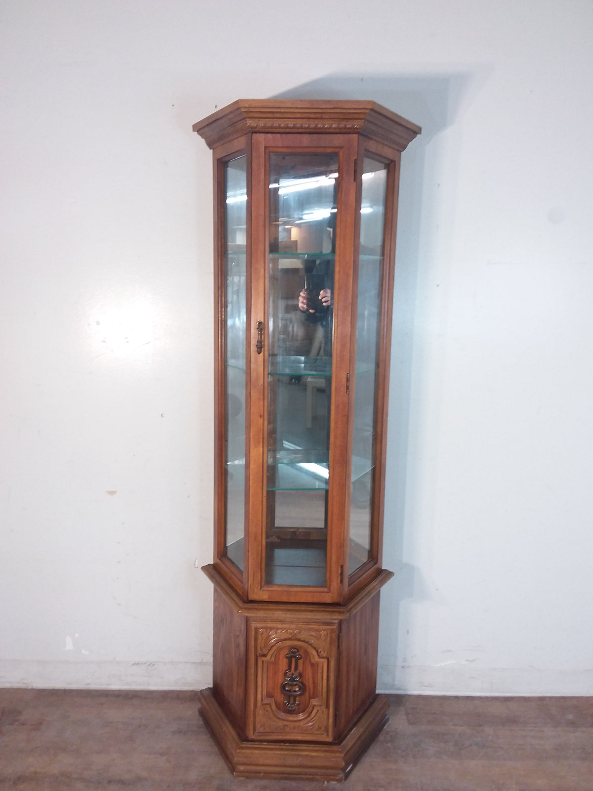 Mirrored Glass Display Cabinet