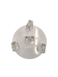 Artcraft Lighting Doccia 4-Light Flush Mount in Chrome