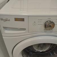 27"W Front Load Washing Machine in White