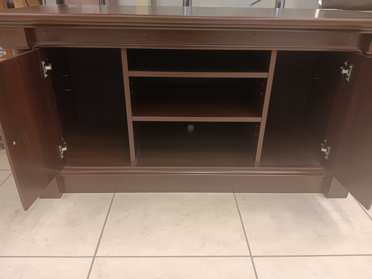 Classic Espresso Wood TV Stand