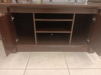 Classic Espresso Wood TV Stand