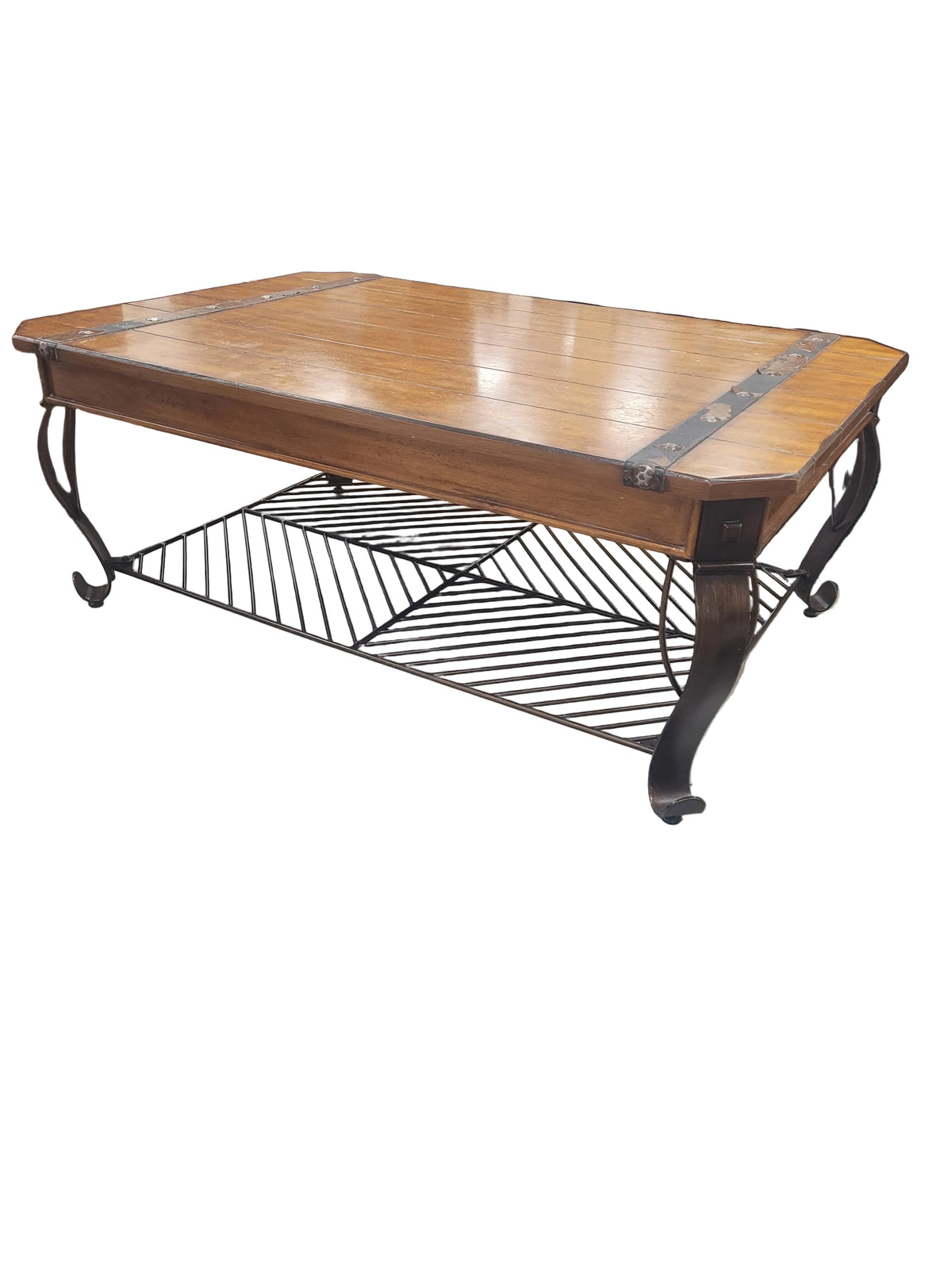 Large Farmhouse-Style Coffee Table