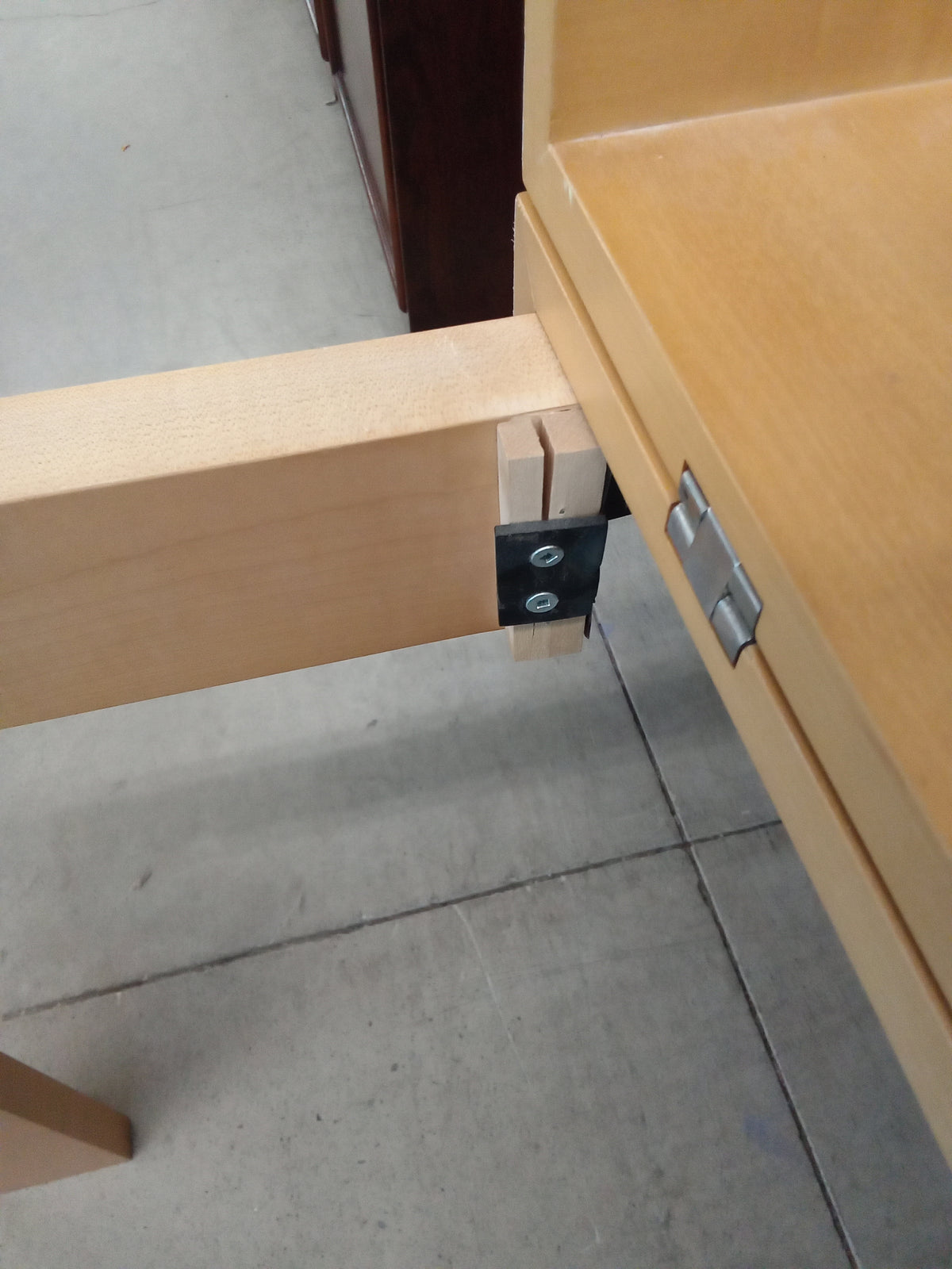 70"W Fold Out Desk with Single Drawer