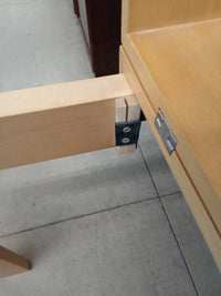 70"W Fold Out Desk with Single Drawer