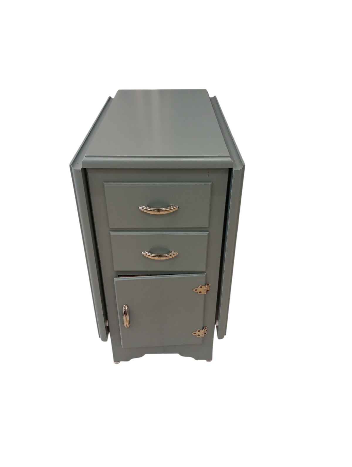 Pigeon Post Blue Drop-Leaf Buffet Table