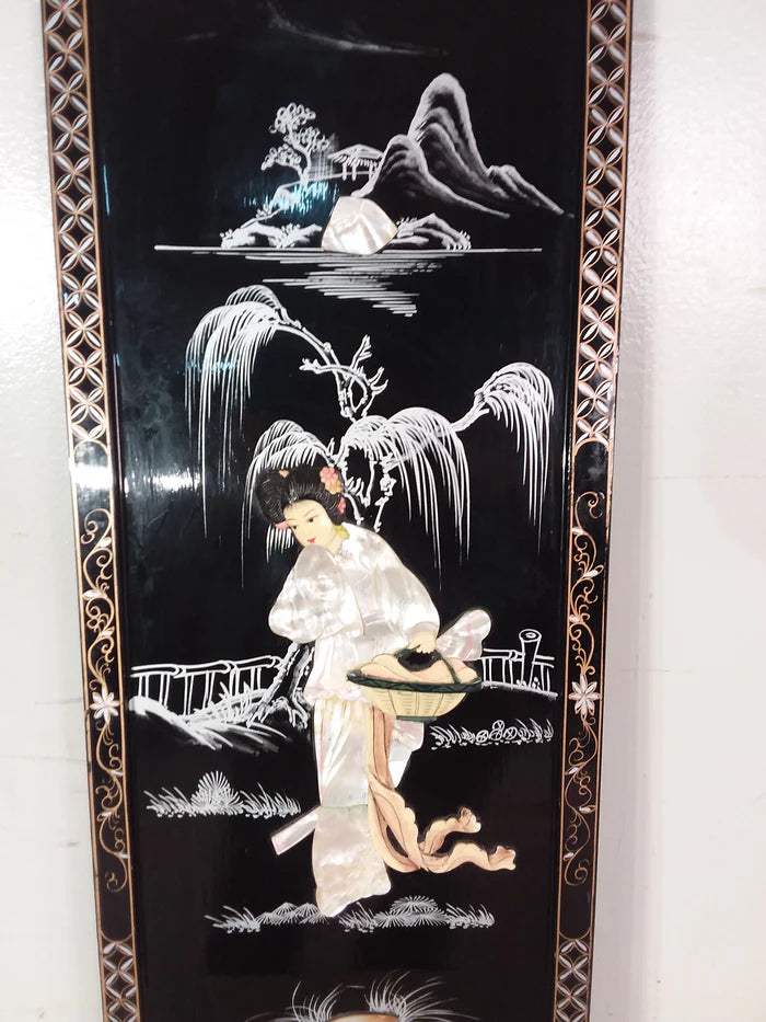 Set of 3 Japanese Woman Wall Hanging