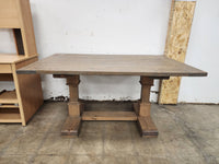 Solid Wood Dining Table w/ 2 Leaves