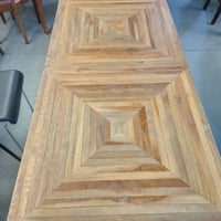 59"W Butcher Block Dining Table