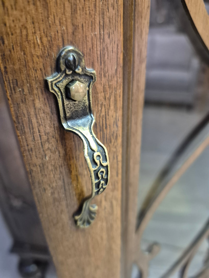 Antique Walnut China Cabinet