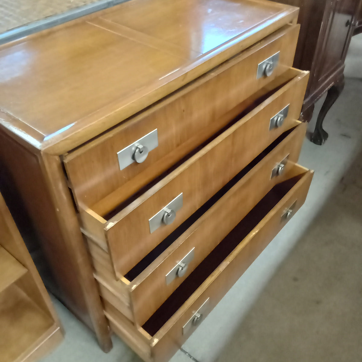 37.5"W 4-Drawer Wooden Dresser