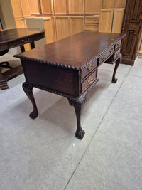 Chippendale Style Mahogany Executive Desk