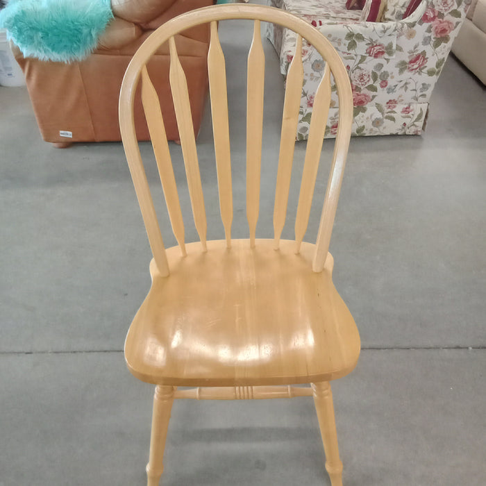 Light Finish Oak Wooden Dining Chair #RT2